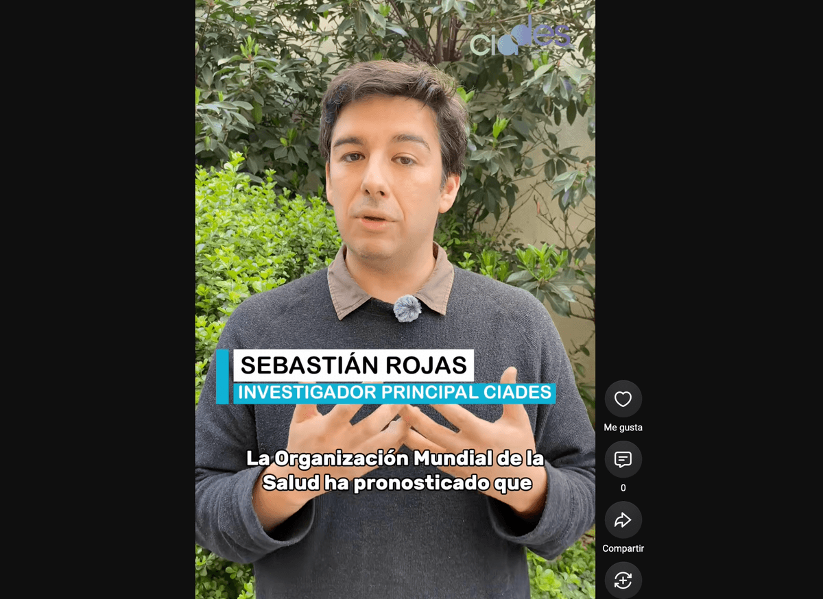 Imagen de la actividad: Sebastián Rojas aborda cómo influye el entorno que habitamos en nuestra salud mental