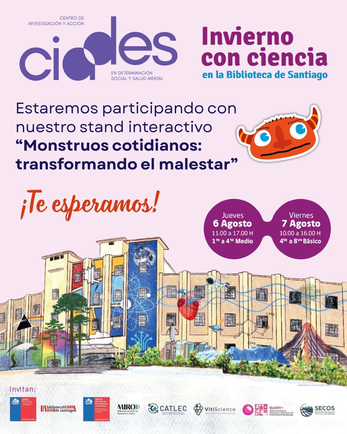 Imagen de la actividad: CIADES en tercera versión de Feria Invierno Con Ciencia